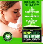 Arvesa advanced formula hemp cream showing product label with arnica and turmeric ingredients