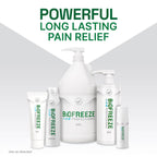 Biofreeze Professional fast acting non sticky pain relief gel imported bottle view