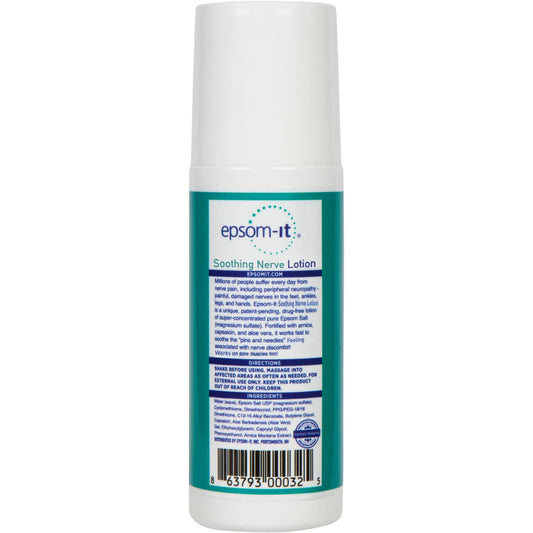 Epsom-It topical magnesium sulfate cream for muscle relaxation and nerve discomfort