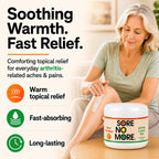 Sore No More 4 ounce joint pain relief rub directions section