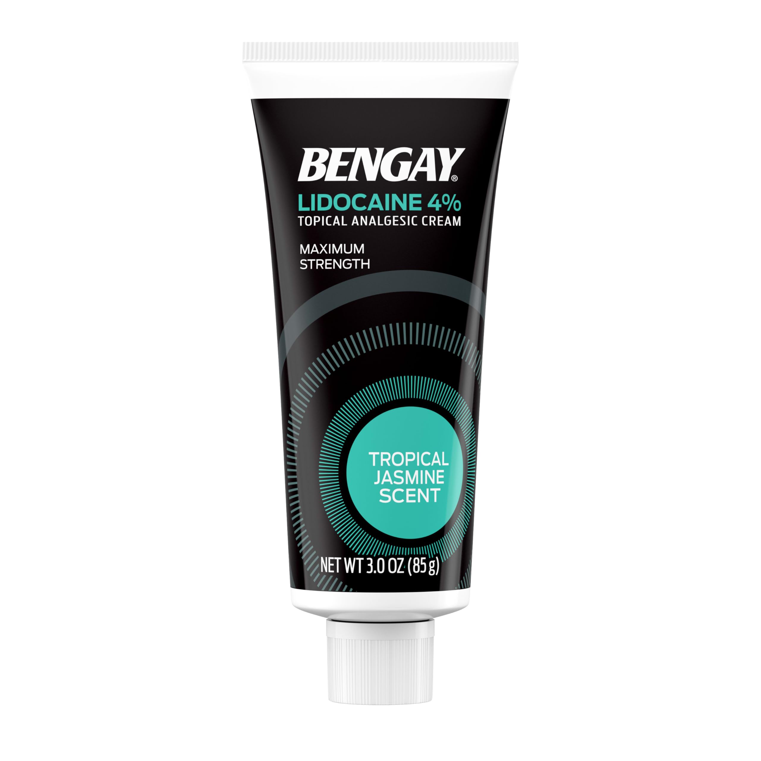 Bengay tropical jasmine scented pain relieving topical analgesic cream back ingredients list