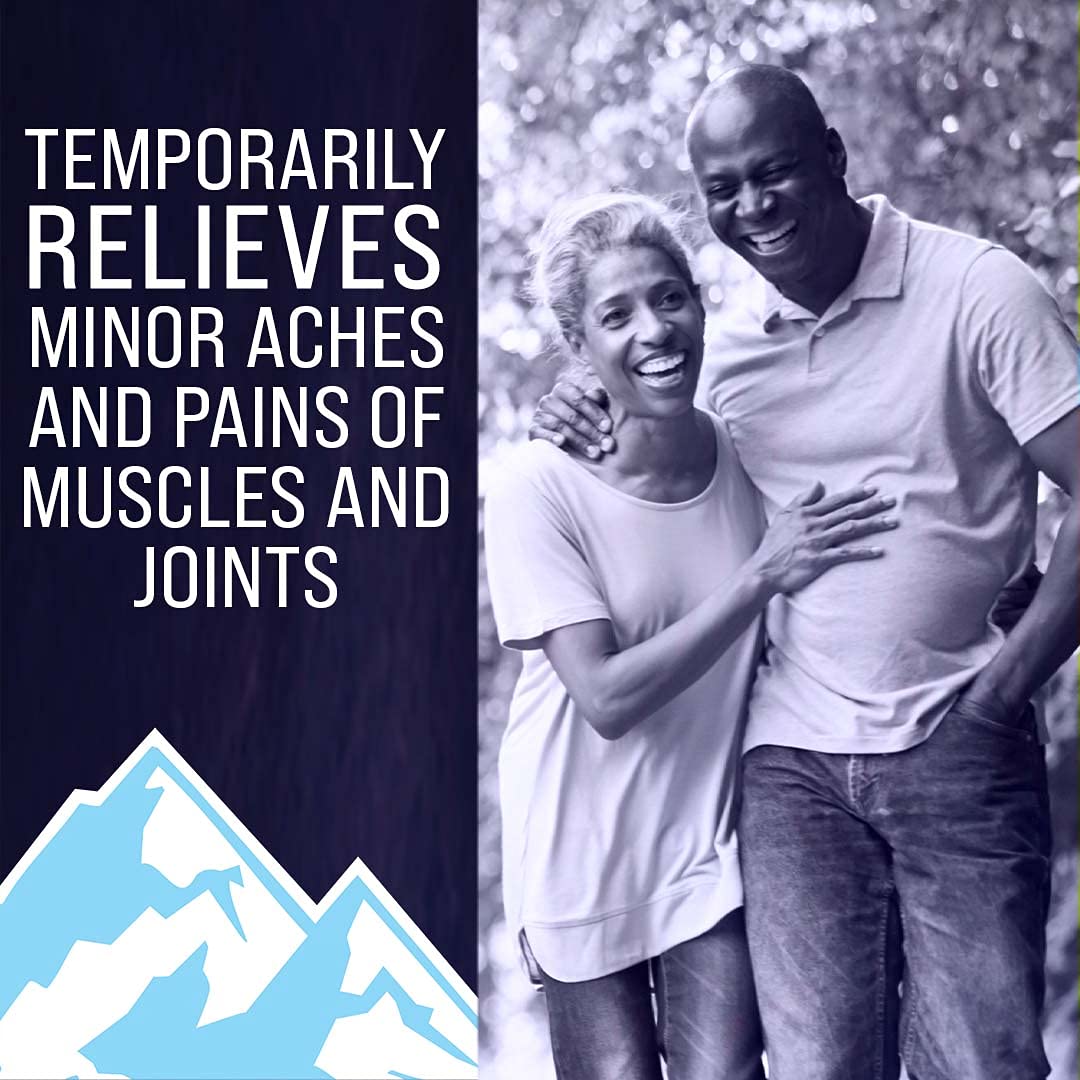 Mineral Ice cooling and penetrating topical pain reliever jar close up