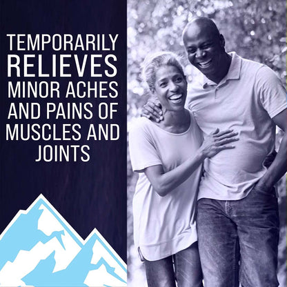 Mineral Ice cooling and penetrating topical pain reliever jar close up
