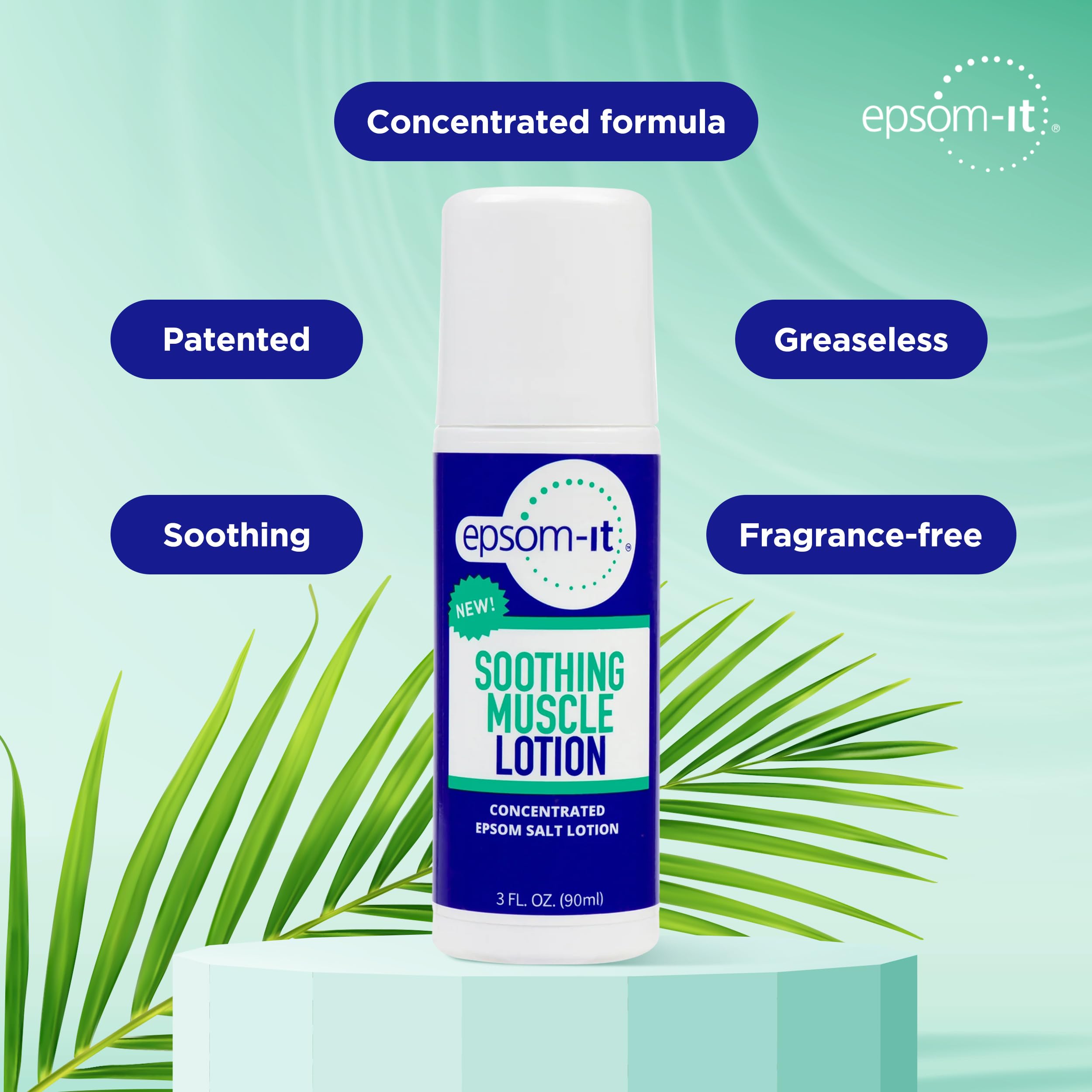 Epsom-It concentrated pain relief roll on for legs knees and feet