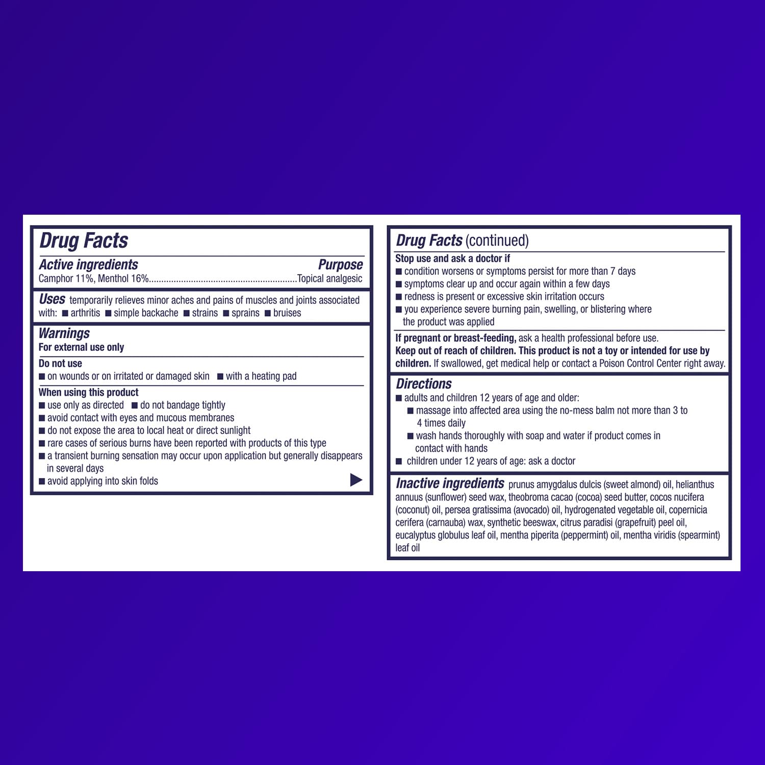 Icy Hot maximum strength topical analgesic balm applicator head detailed view