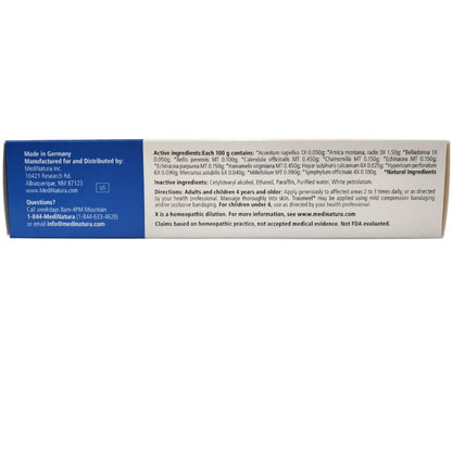 MediNatura Traumeel joint and muscle pain relief cream tube side profile