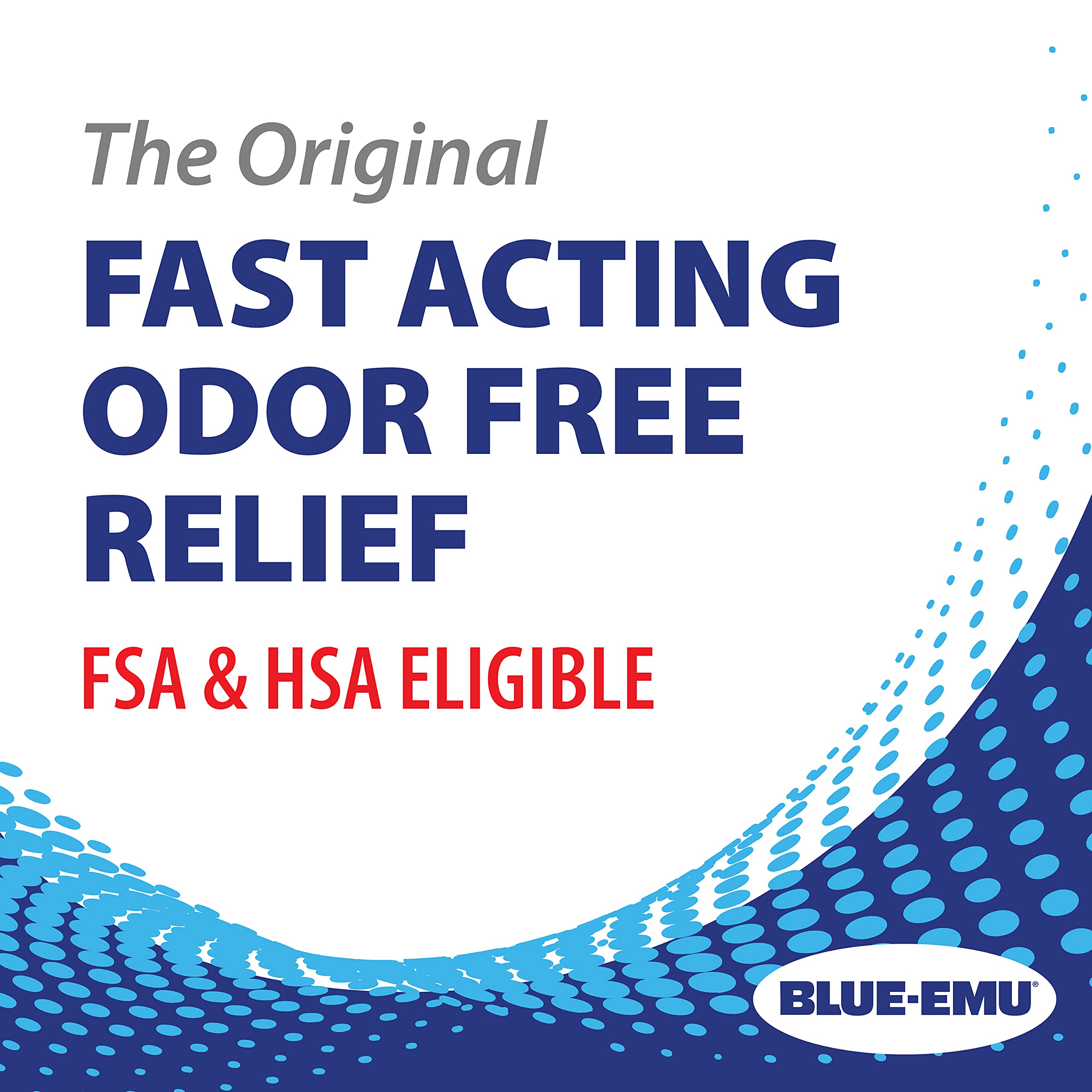 Odor-free Blue-Emu topical cream for muscle soothing application
