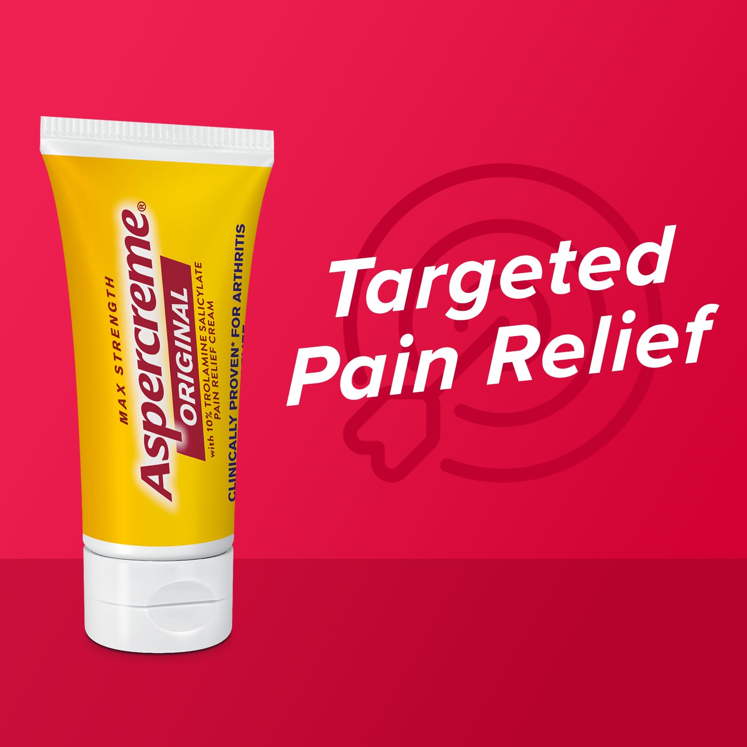 Odor free topical analgesic cream packaging showcasing moisturizing aloe ingredient details.