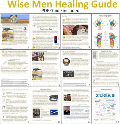 Neutripure brand nerve soothing balm container setup demonstrating the protective lid and seal layout.