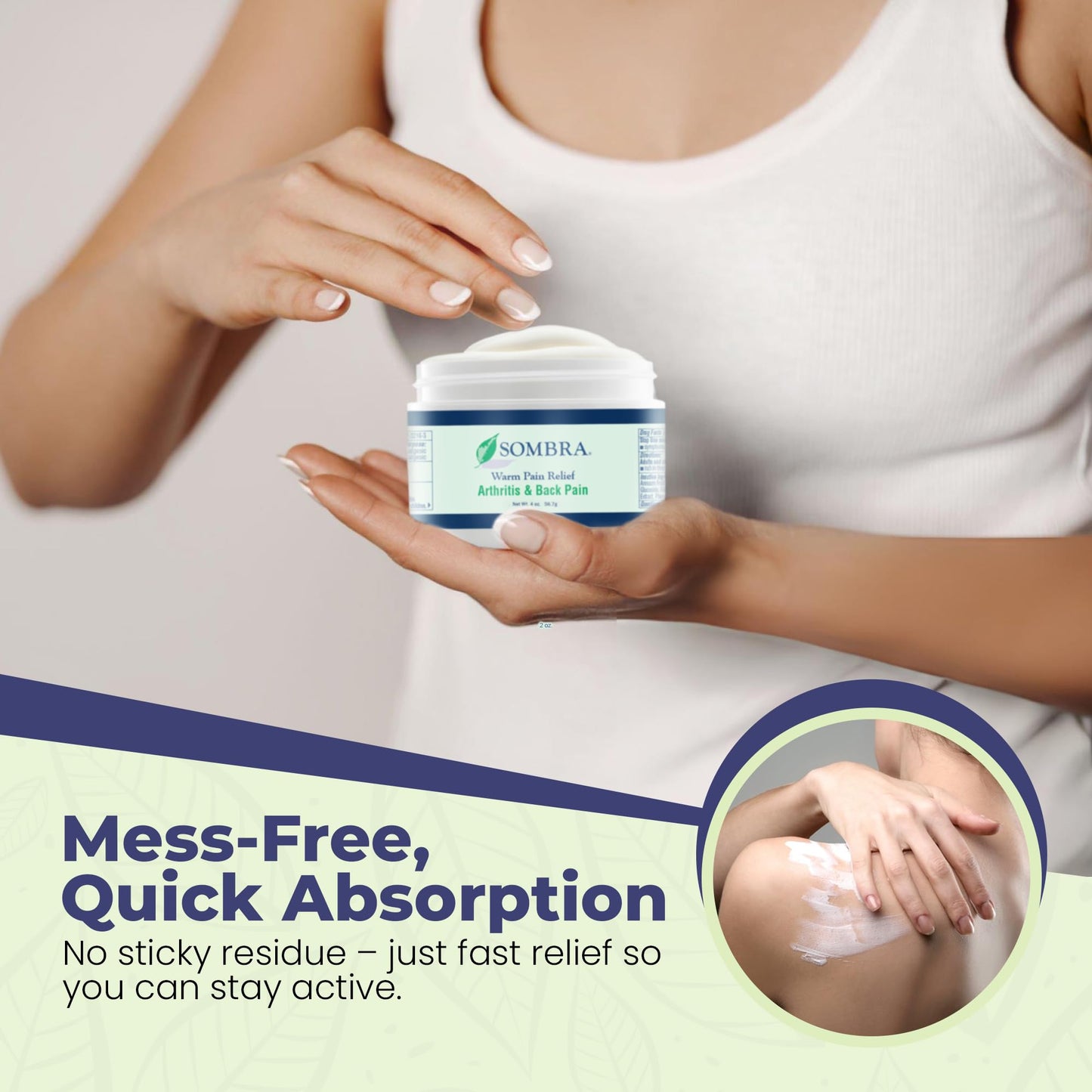 Sombra warm therapy non greasy topical ointment text and safety guidelines