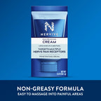 Close up of Nervive topical anesthetic cream lid and cap design