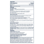 Nervive package label detailing four percent lidocaine and one percent menthol concentrations