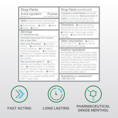 Biofreeze Professional pack of three roll on bottles for daily pain management