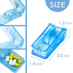 Close-up view of the fine powder produced by the TreaHome tablet crusher.
