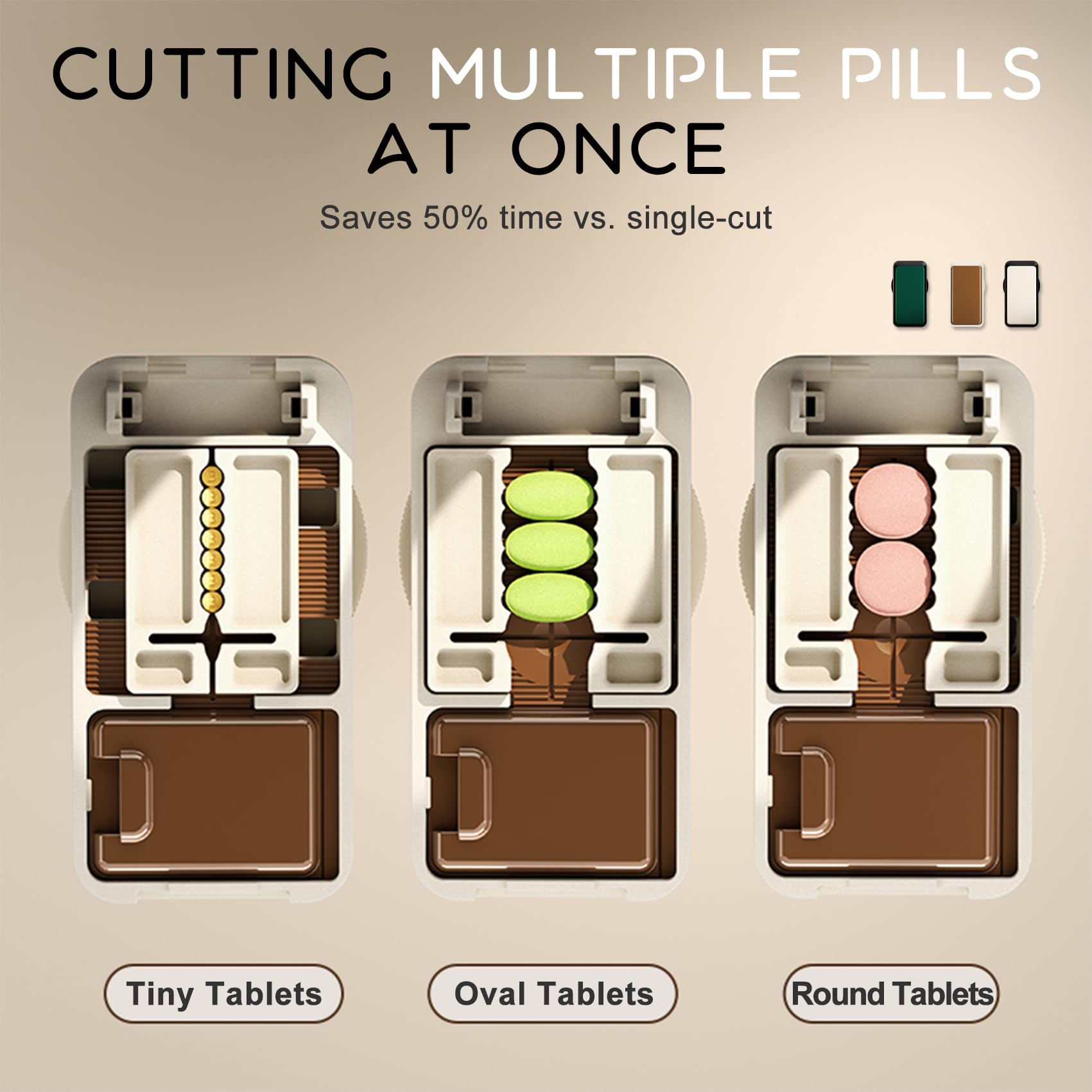 Integrated airtight storage compartments filled with vitamins for travel convenience