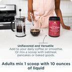 Authentic USA imported unflavored multi collagen protein dietary supplement packaging