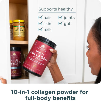 Ancient nutrition premium multi source collagen for joint comfort and gut health support