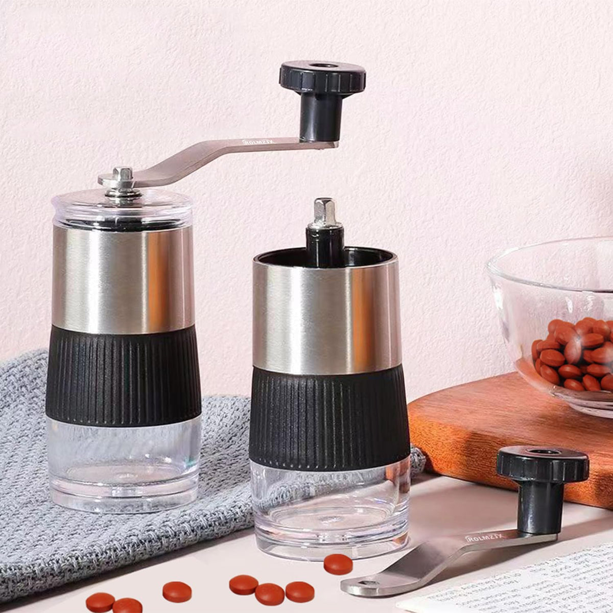 Secret Desire travel friendly pill crusher set packed compactly for portable daily health management.