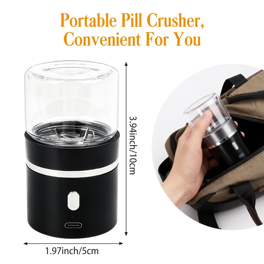 Spacenight premium imported electric crusher packaging box showing all included accessories