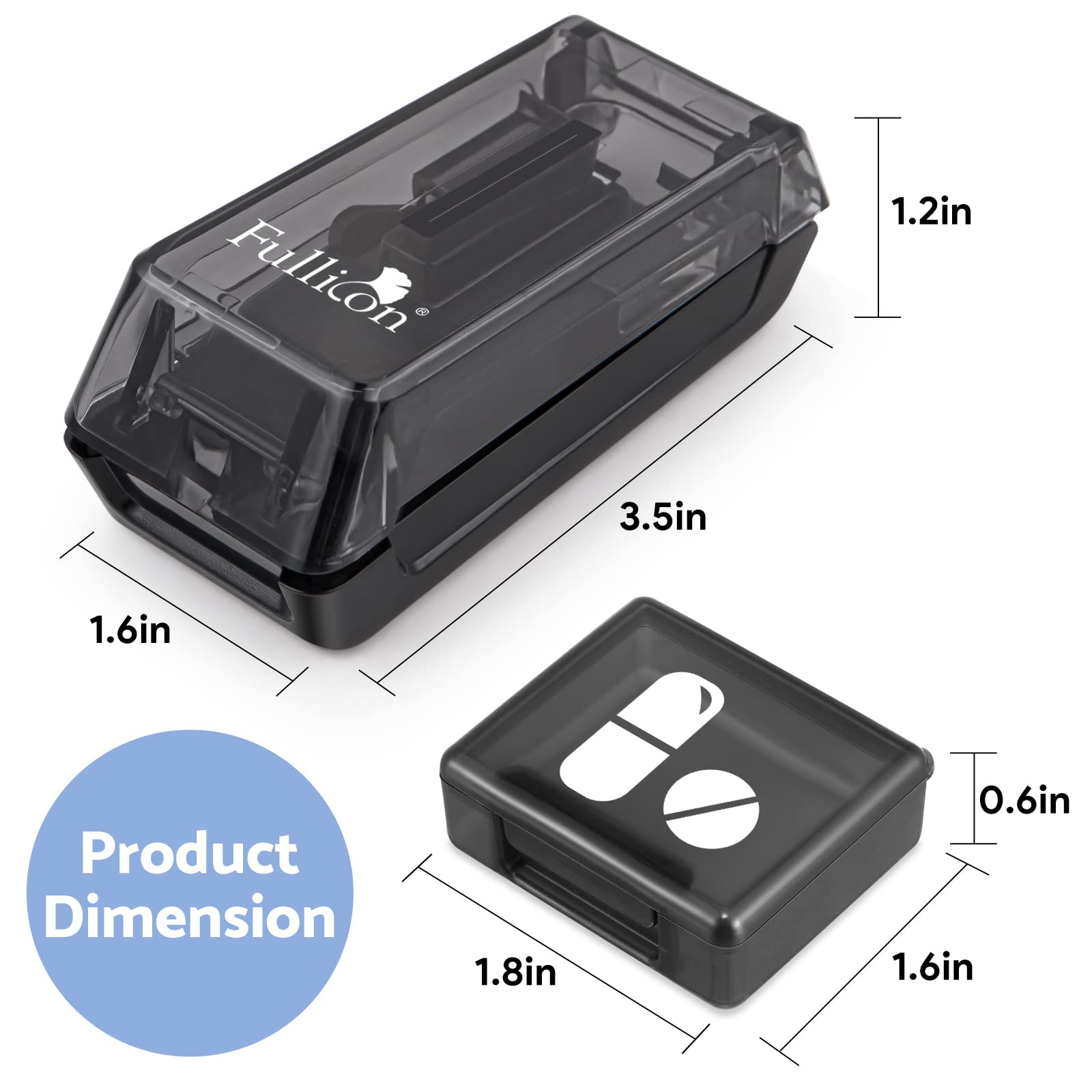 Fullicon premium imported daily health supplement and vitamin splitter tool