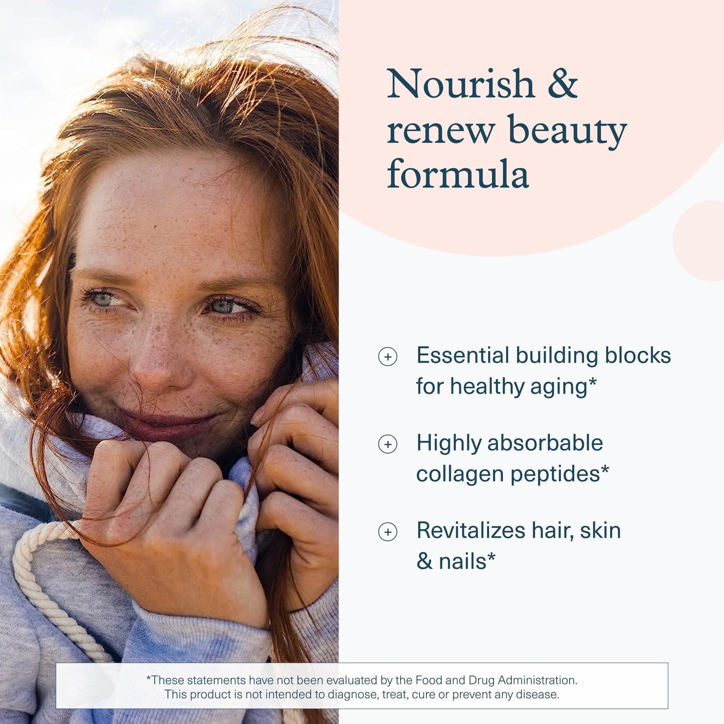 Side view of Youtheory 6000mg collagen supplement emphasizing the 290 tablets quantity label.