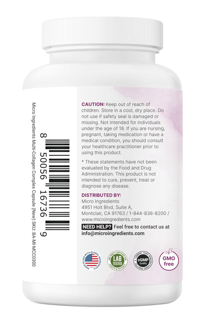 Secure authentic imported bottle from United States showcasing premium packaging of Multi Collagen.
