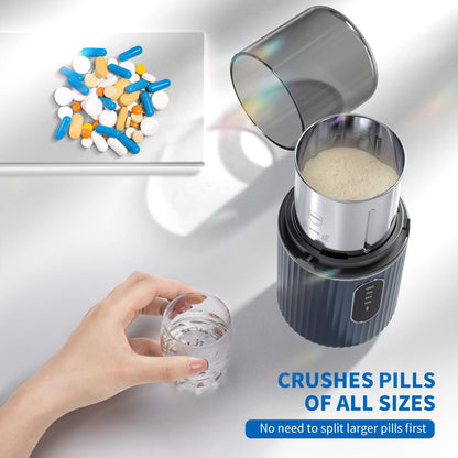 Dual-use cleaning brush and scooping spoon accessory set alongside the device