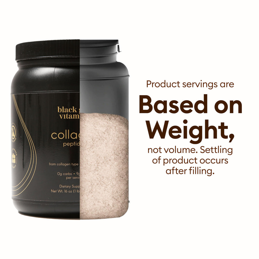 Black Girl Vitamins unflavored hydrolyzed collagen powder supplement jar for hair and nails