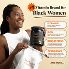 Black Girl Vitamins collagen peptides container showing clean formulation for women