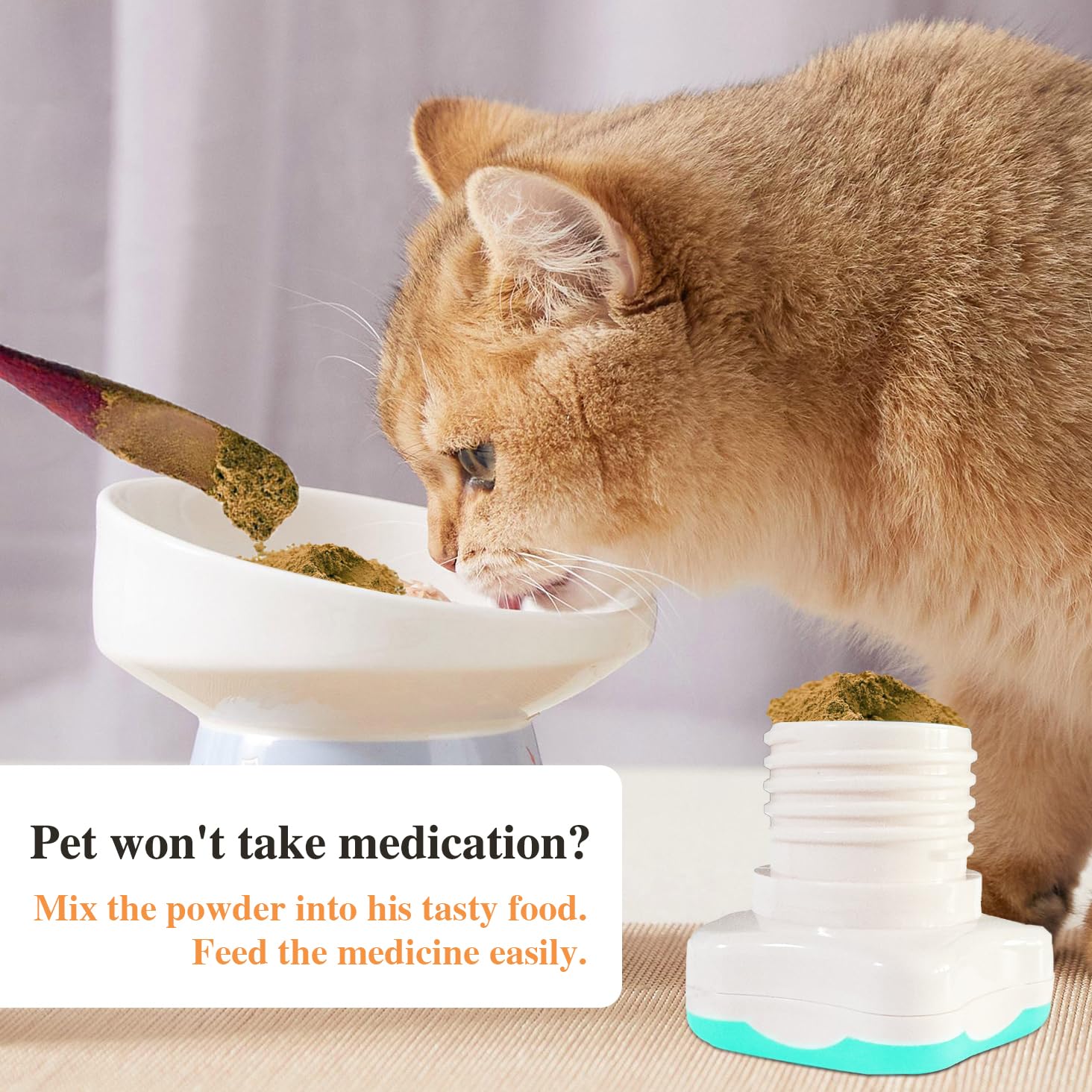 Authentic USA imported medical tablet crusher on a clean countertop for health care use