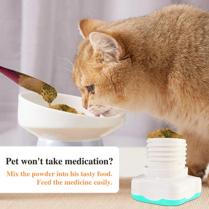 Authentic USA imported medical tablet crusher on a clean countertop for health care use