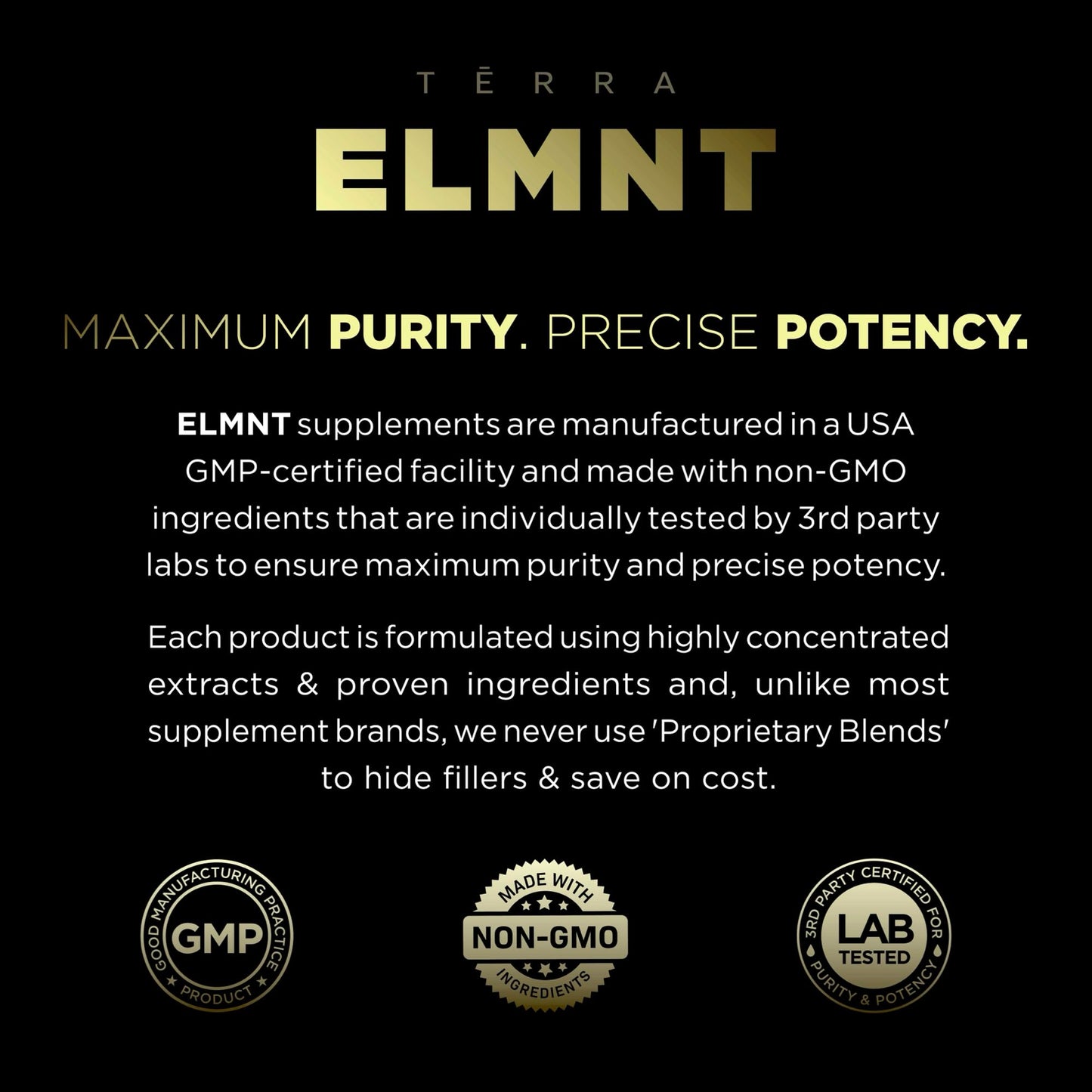 Terra Elmnt premium multi source collagen liquid bottle for hair skin nail and joint health