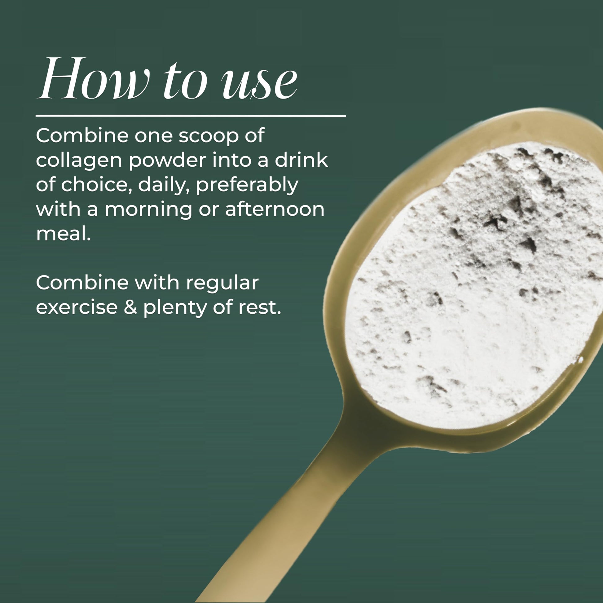 Authentic USA imported skincare supplement packaging highlighting the pasture-raised and gluten-free product benefits
