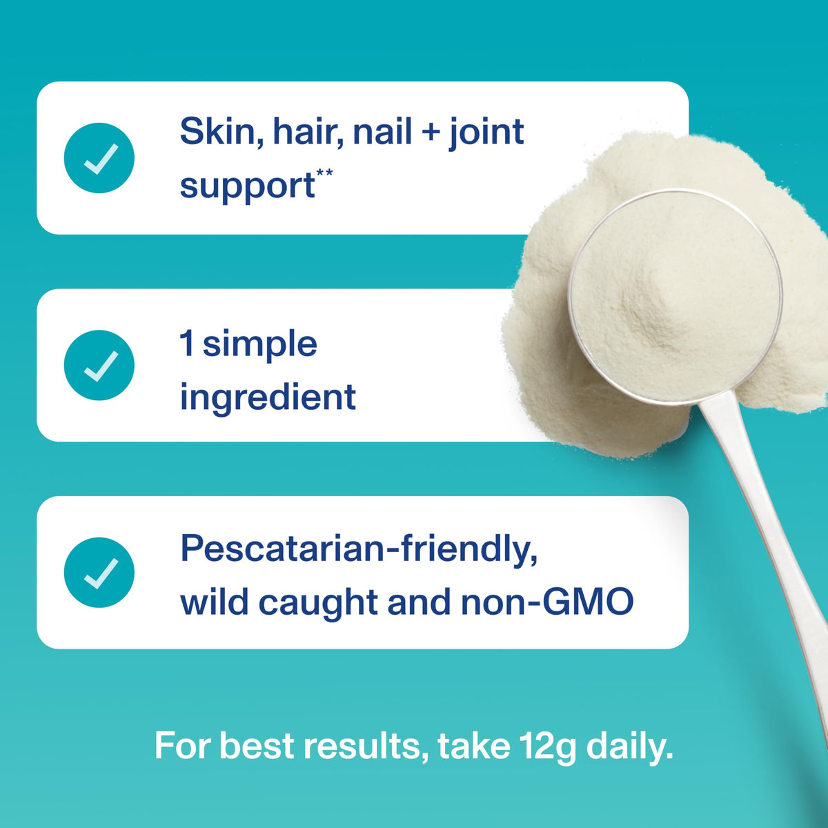 USA sourced Vital Proteins Marine Collagen Peptides seven point eight ounce container standing upright