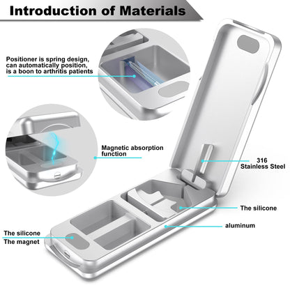 JEINAPA premium tablet cutter showing the 316L stainless steel blade