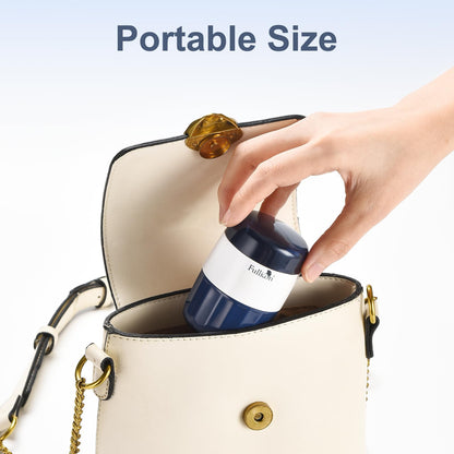 Fine powder pill grinder being used for elderly care and pet medication