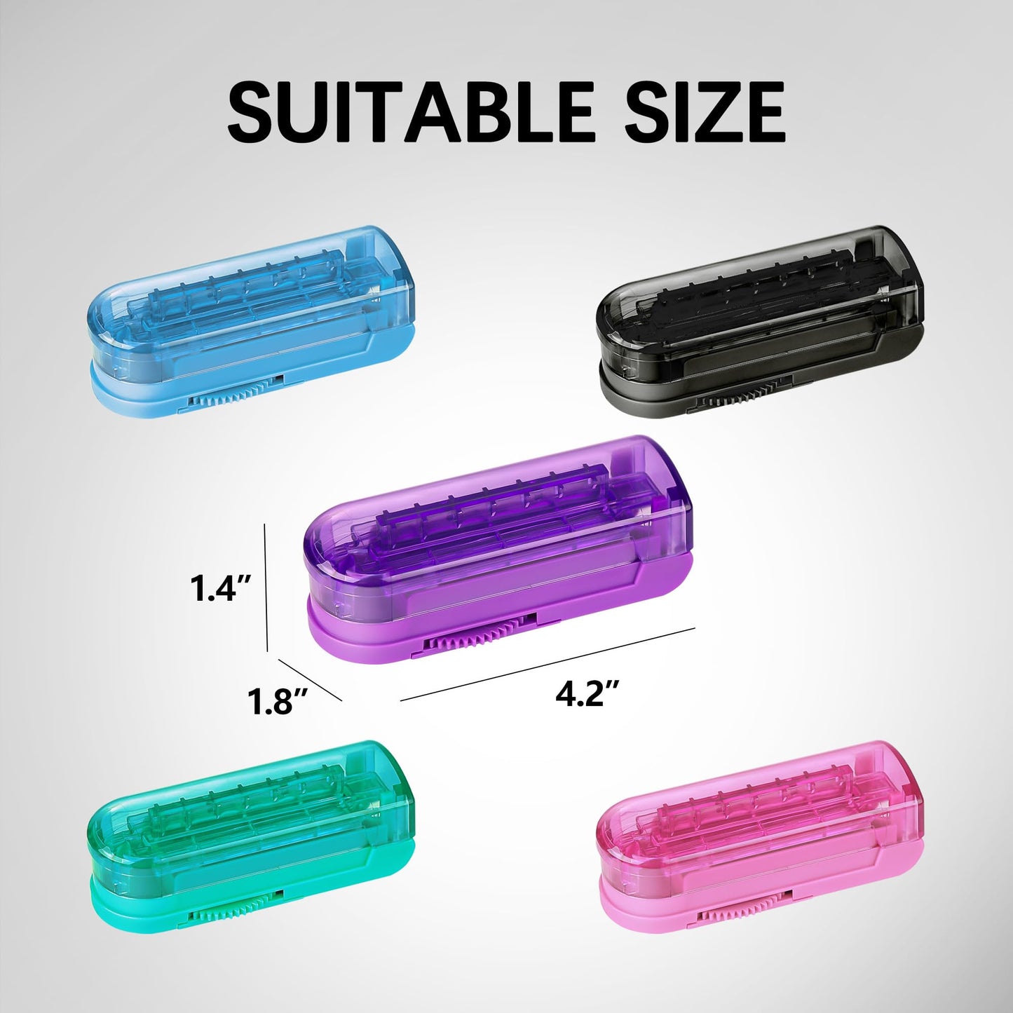 Side view displaying the durable hinge design and secure locking latch of the imported daily dosage pill preparation accessory.