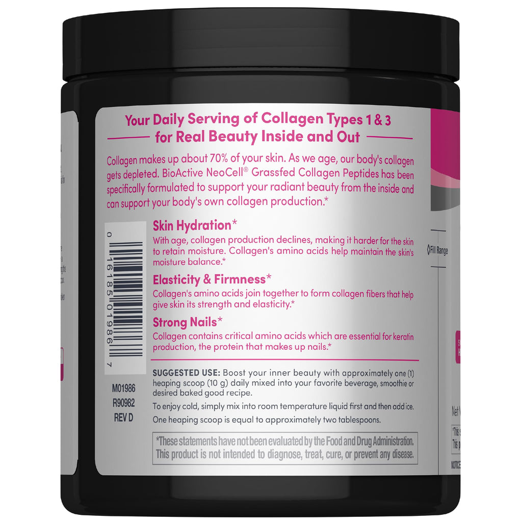 Premium grassfed bovine collagen powder for skin hair and joint health
