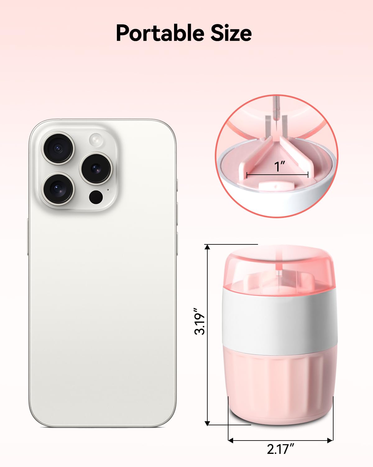 Multi-compartment storage area inside the portable pill splitter device
