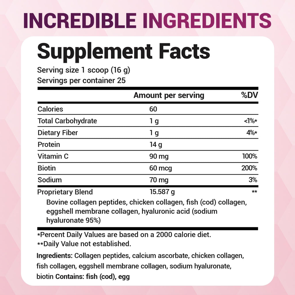 Authentic USA imported Dr. Berg unflavored collagen supplement container