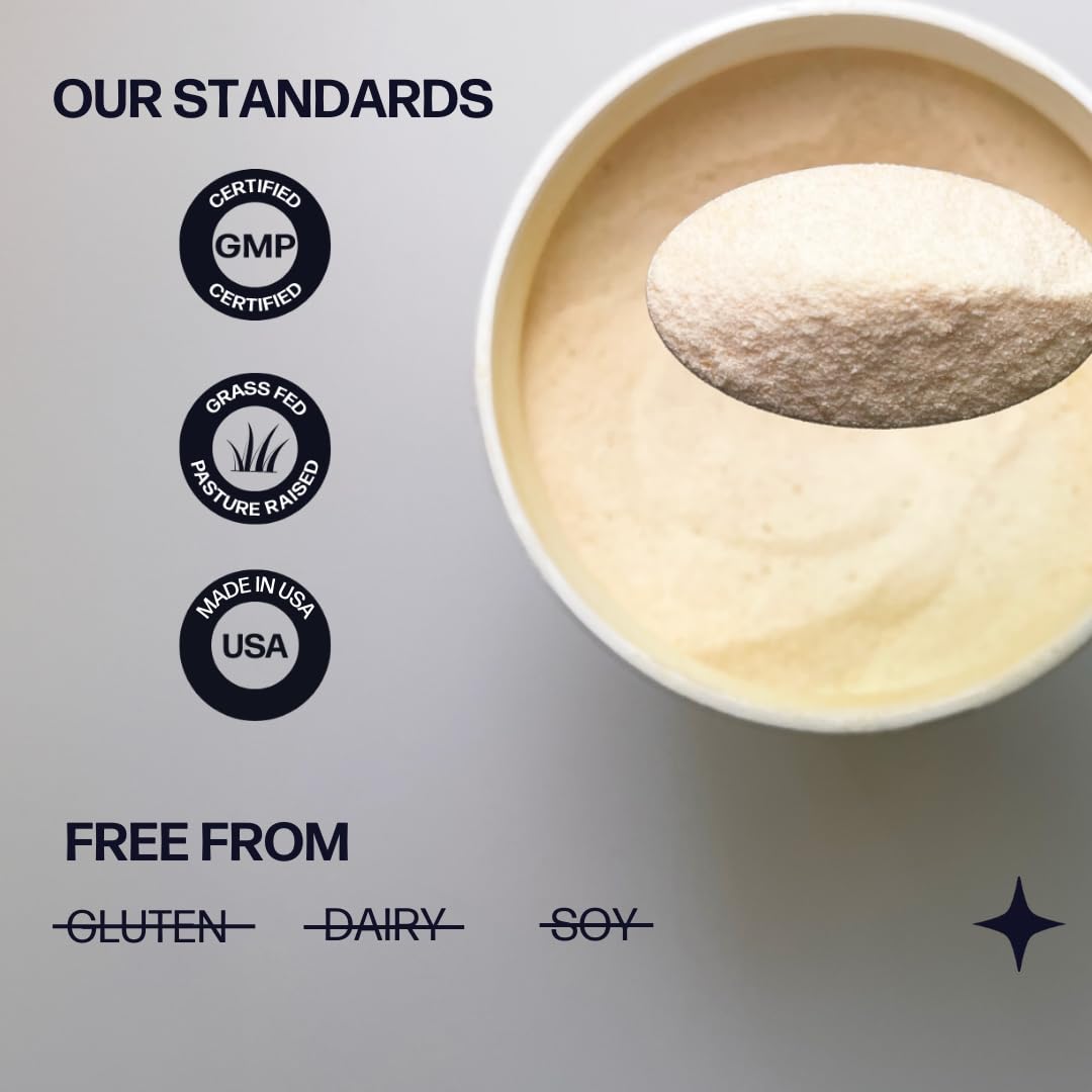 Authentic imported USA beauty supplement by Sparkle Wellness featuring unflavored hydrolyzed bovine collagen peptides
