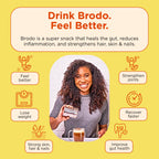 Brodo pasture raised chicken bone broth packaging showing paleo and keto certifications