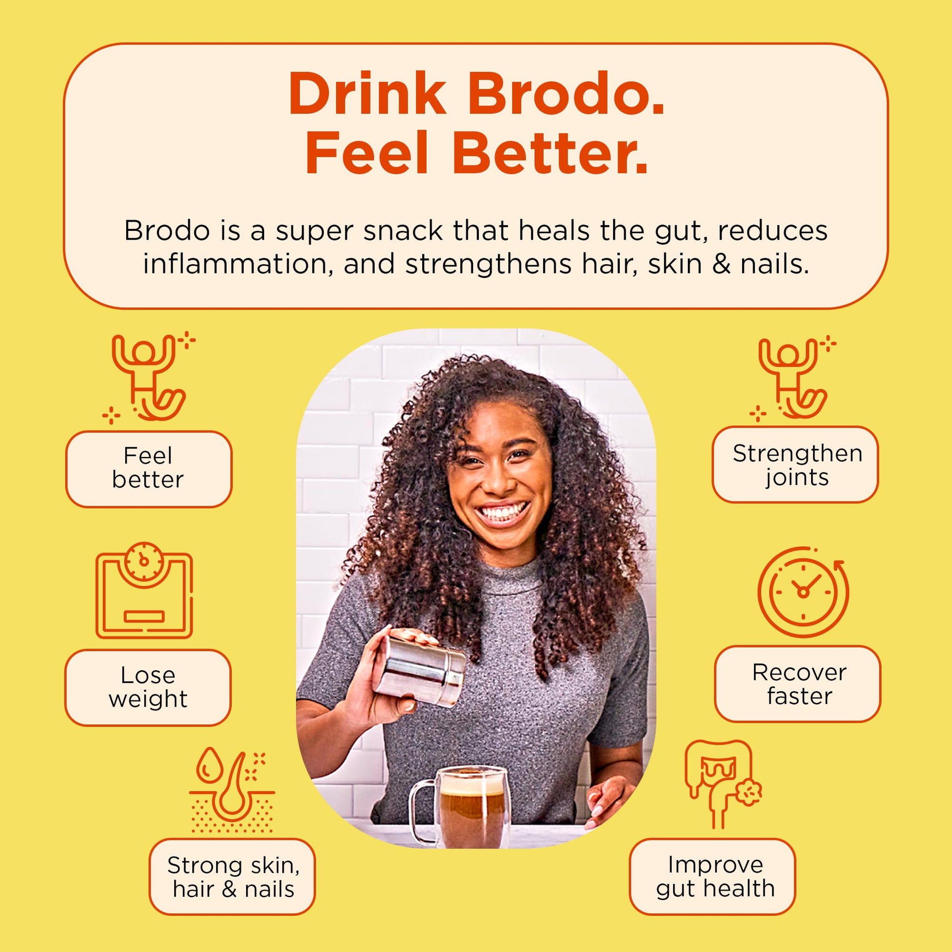 Brodo pasture raised chicken bone broth packaging showing paleo and keto certifications