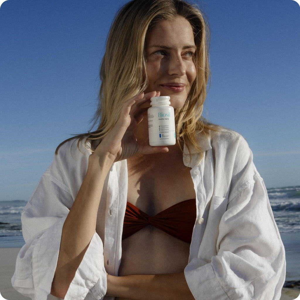Biosil premium USA imported skin elasticity booster secure cap view
