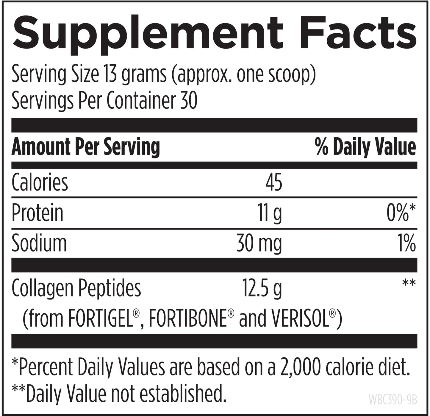 Premium USA imported Designs for Health collagen powder container with professional formula seal