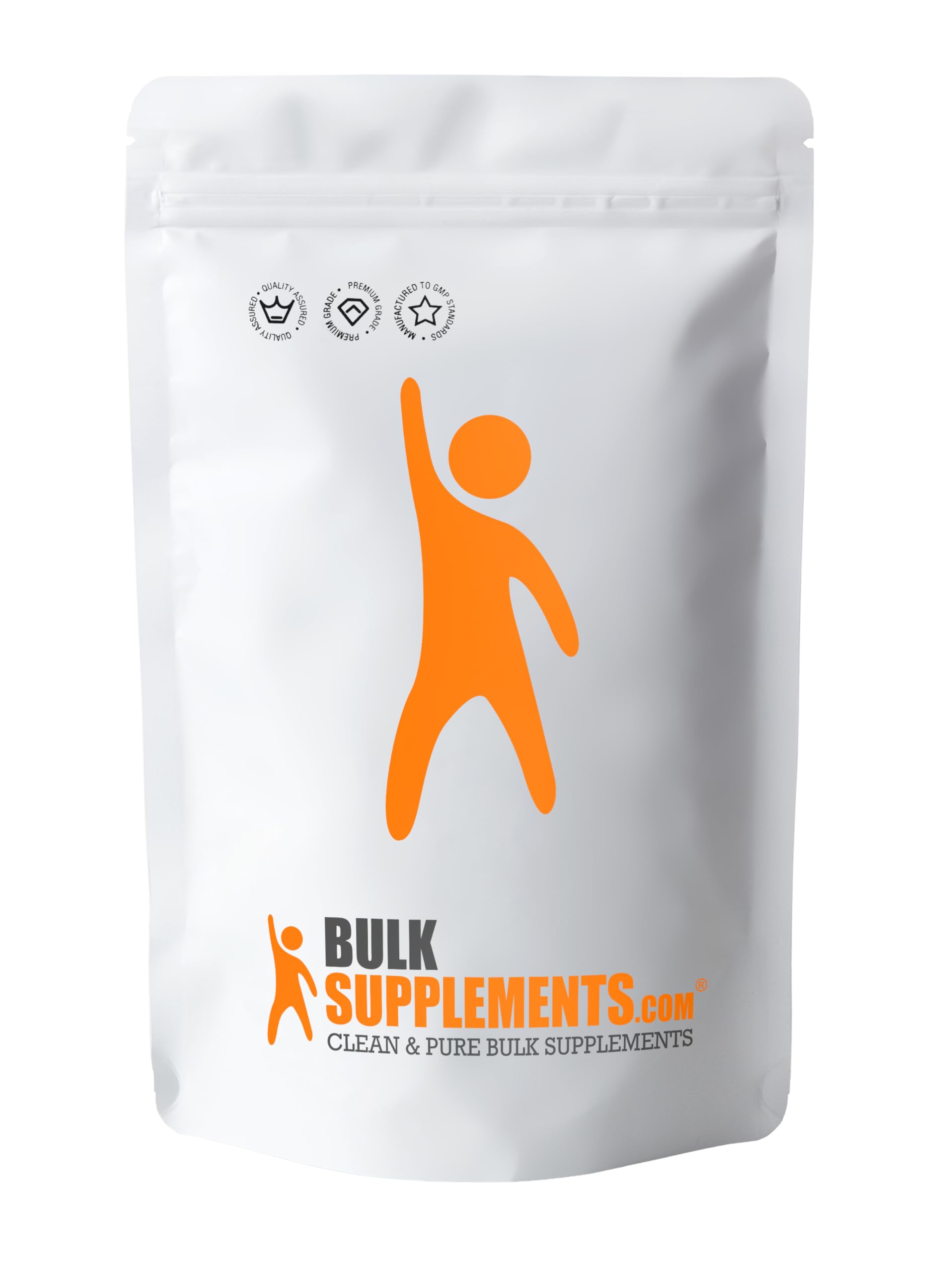 Pure dietary supplement collagen powder by BulkSupplements for healthy skin elasticity and hair strength.