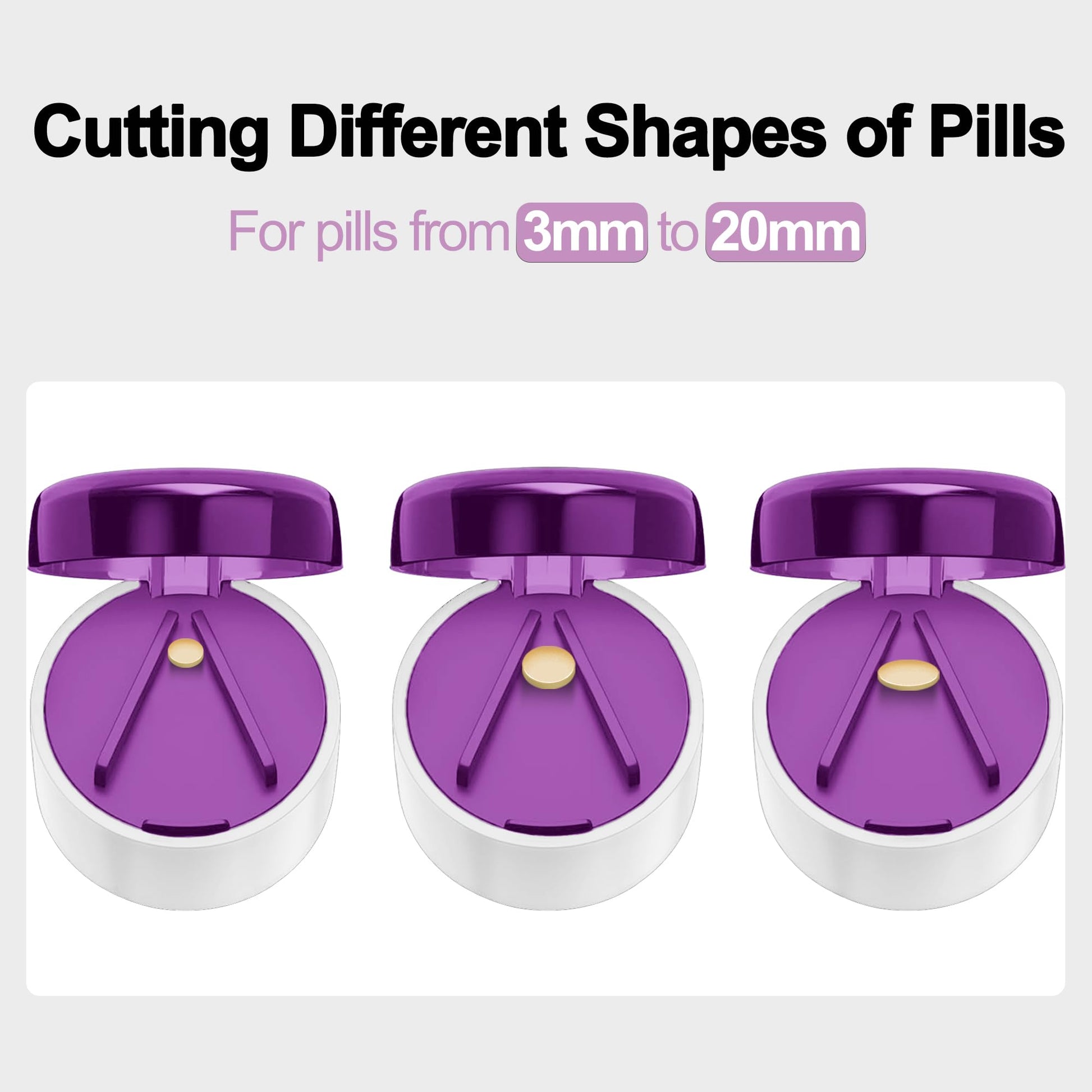 DUBSTAR multi functional pillbox storage compartment opened up showcasing individual dose organization