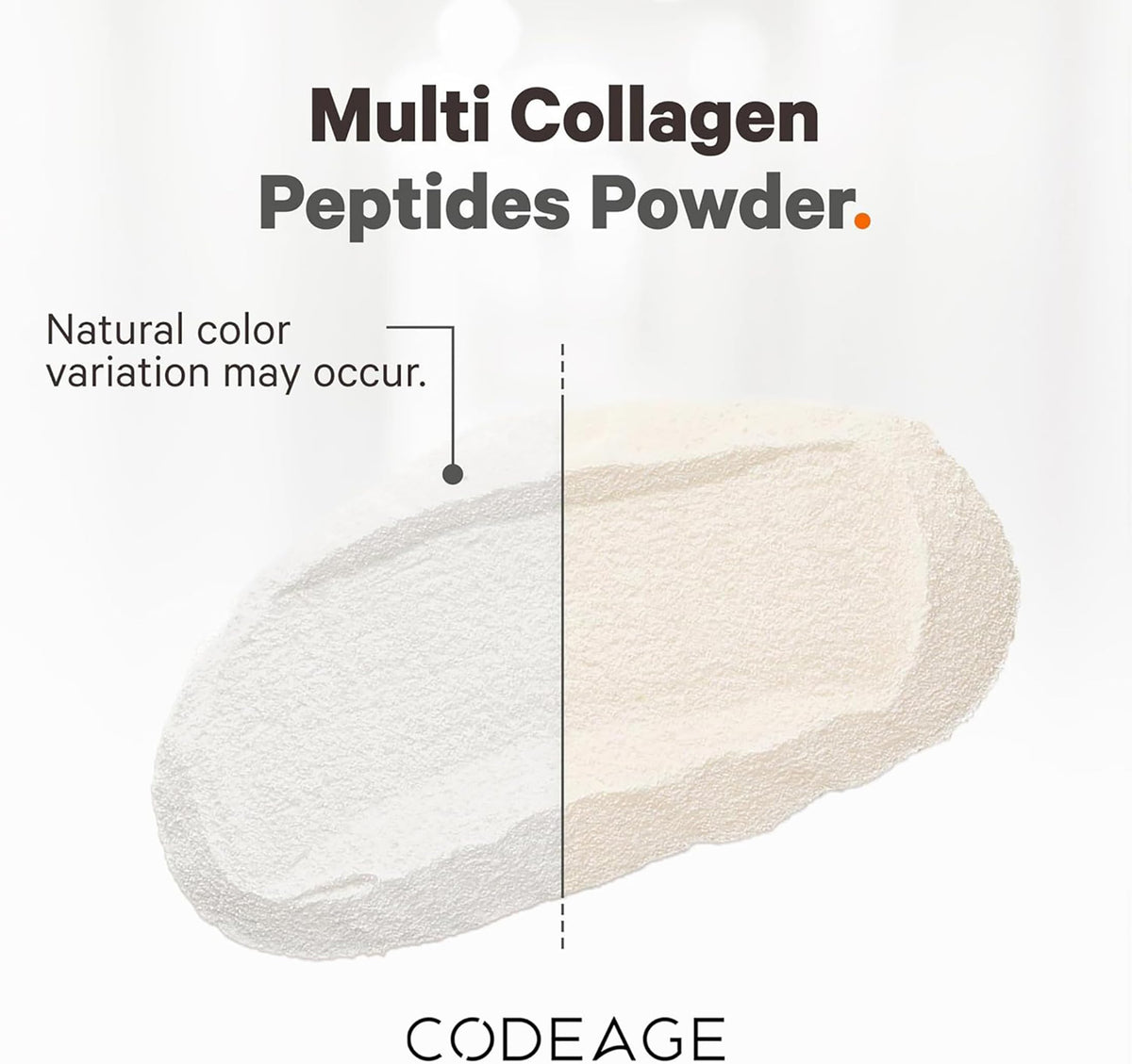 Authentic USA imported multi collagen protein container close up view