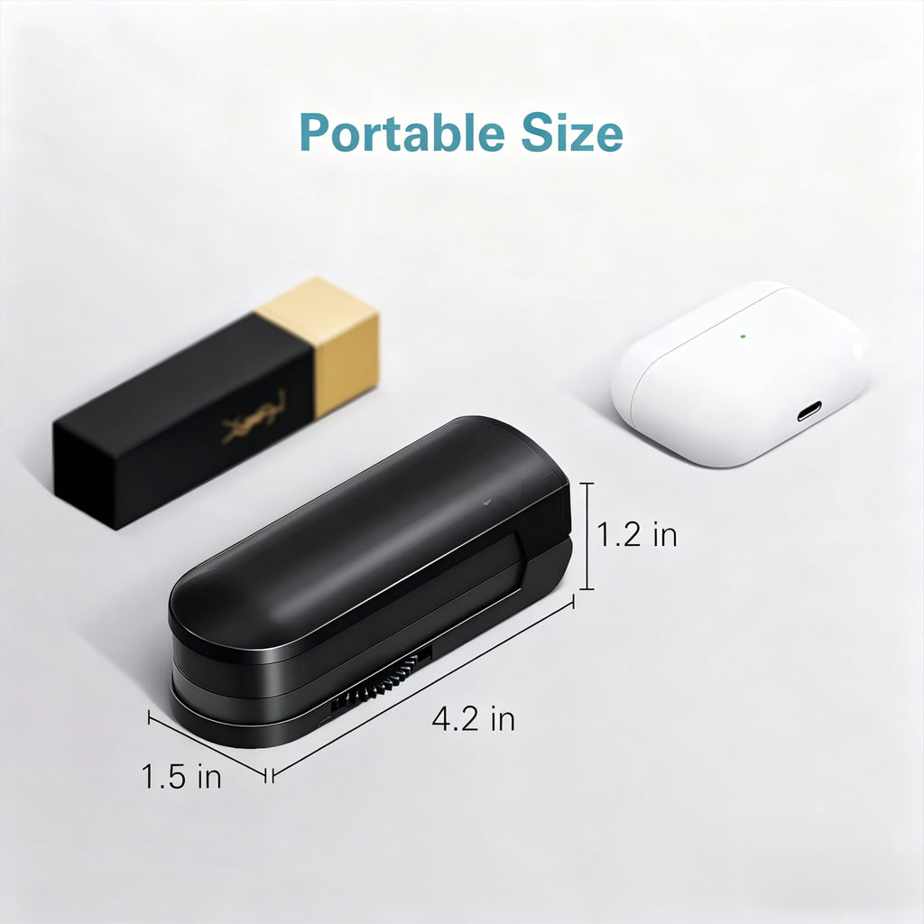 DEPAD portable medicine splitter package contents with user instruction steps