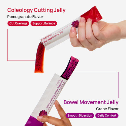 Side view of the premium Korean wellness supplement box highlighting key prebiotic ingredients.
